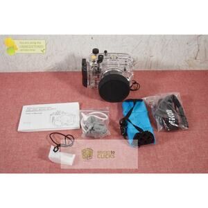 MegaGear 130ft 40m Underwater Waterproof Case W/Floating Wrist Strap DSC-RX100